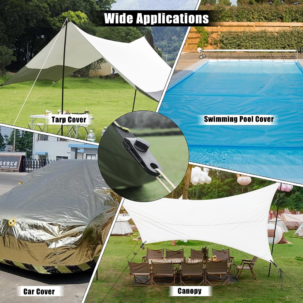 Tarpaulin Kẹp Khóa Lều Trại Chịu Được Sức Nặng Có Thể Tái Sử Dụng
