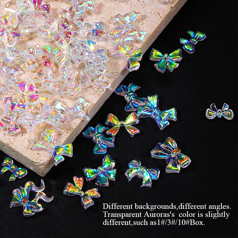 BORN PRETTY Hộp 7 Ngăn Đựng Phụ Kiện Trang Trí Móng Tay Hình Hoa Bướm 3d diy