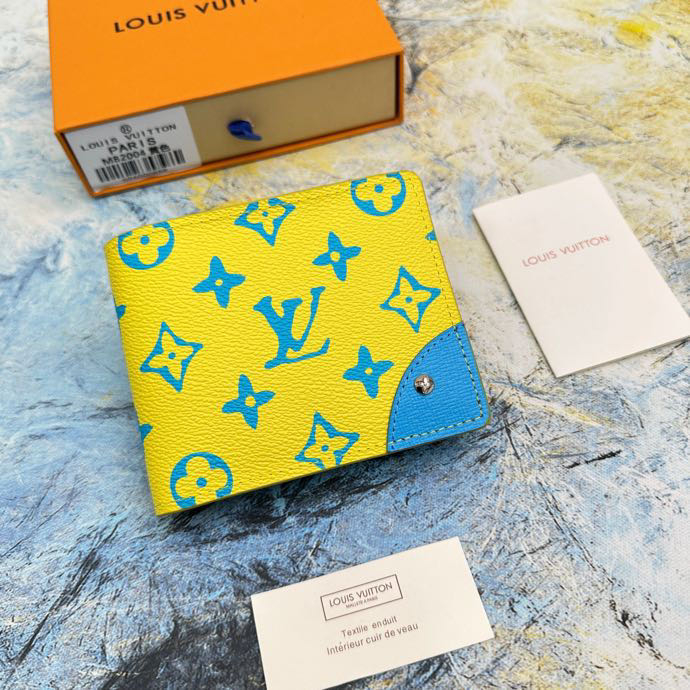 Louis vuitton Ví Đựng Thẻ Dáng Ngắn Chất Lượng Cao Thời Trang 82004 lv Cho Nam Nữ