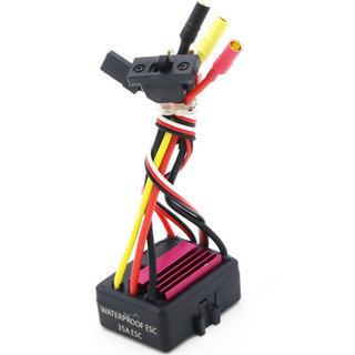 Kk mô tơ không chổi than 35a esc chống thấm nước 2-3s cho xe điều khiển tỉ lệ 1 / 14 1 / 16