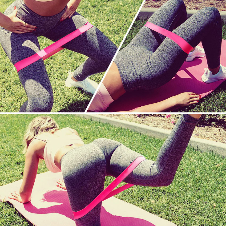 Dây Cao Su Kháng Lực, Dây Mini Band Tập Chân, Mông, Đùi, Tay Aolikes A3601