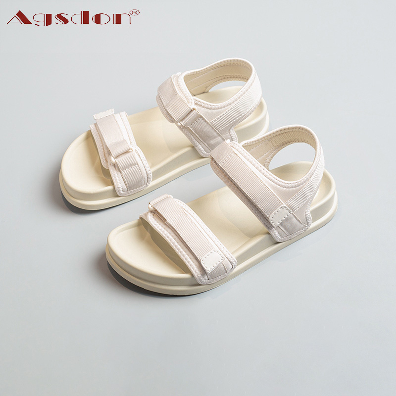 Agsdon Giày Sandal Thể Thao Đế Mềm Dễ Phối Đồ Thời Trang Mùa Hè 2023 Cho Nữ