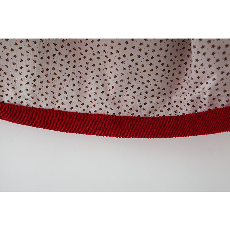 Năm Mới!Váy bé gái Tay Dài Phối Nơ Màu Be Thời Trang Xuân Thu 2024 Mới