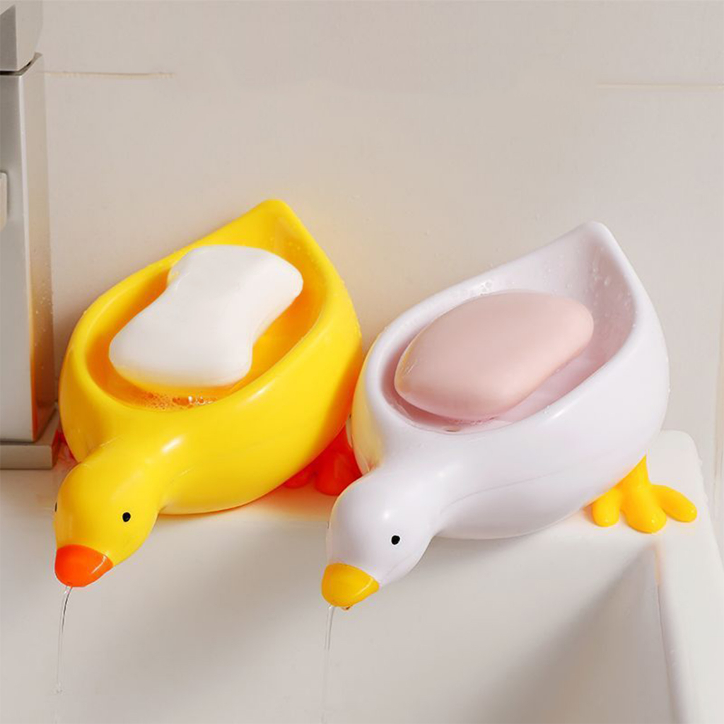 Hộp Đựng Xà Phòng 2 Ngăn Tiết Kiệm Không Gian Cho Phòng Tắm / Cắm Trại