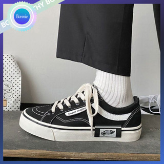 Bonnie Cathy Giày nam BONNIE CATHY vải canvas cổ thấp xu hướng mới thường ngày phong cách Hàn Quốc