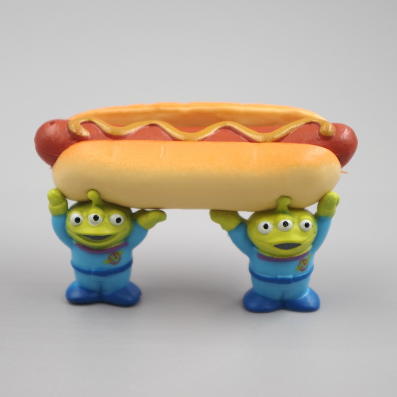 DISNEY Set 4 Mô Hình Nhân Vật Phim toy story 3-4cm Trang Trí Bàn Làm Việc
