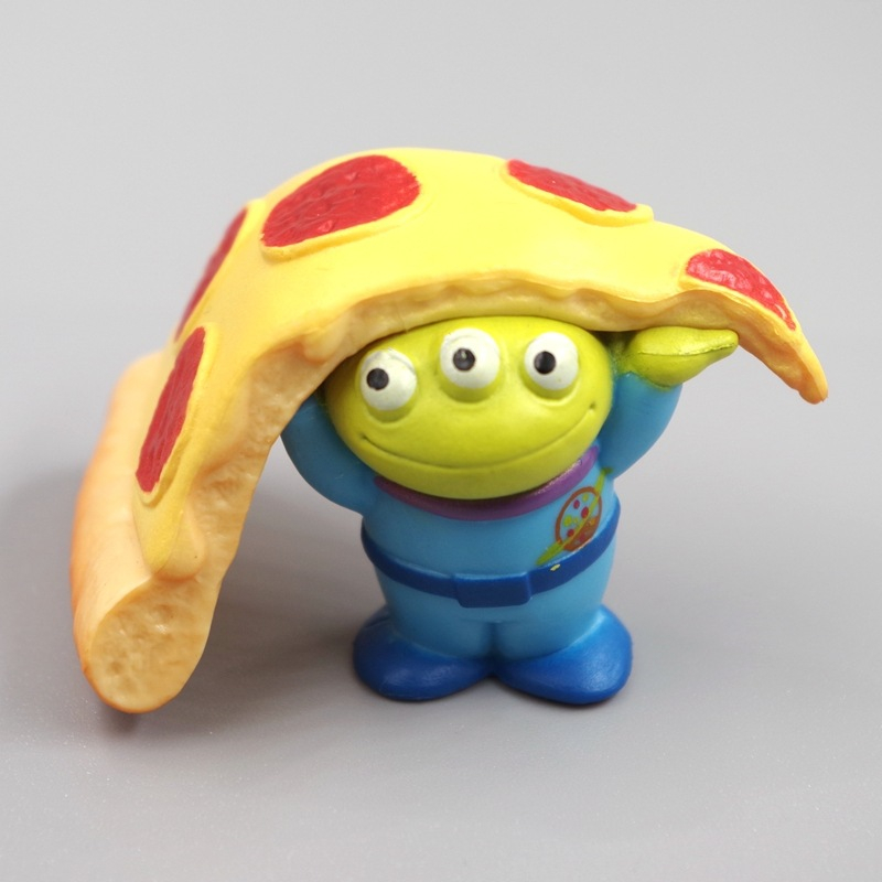 DISNEY Set 4 Mô Hình Nhân Vật Phim toy story 3-4cm Trang Trí Bàn Làm Việc