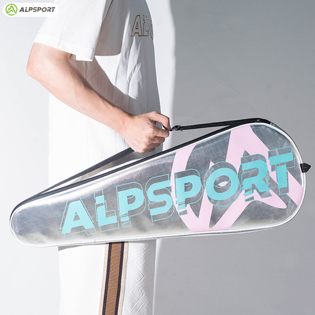 ALPSPORT Túi cầu lông  Dây đeo ngăn đôi đa năng đơn, chống ăn mòn, bền bỉ Thích hợp cho học sinh Sebelah Bahu Beg Vợt Batang Raket Beg