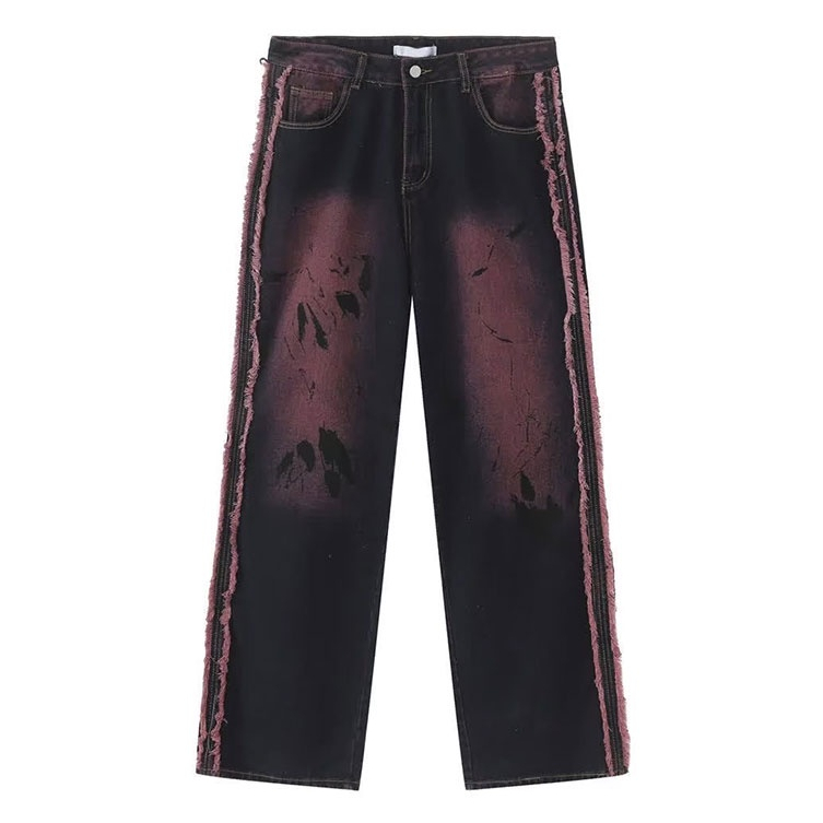 Esea Quần Jean Phong Cách Đường Phố Mỹ Thời Trang Xuân Thu Cho Nam Và Nữ