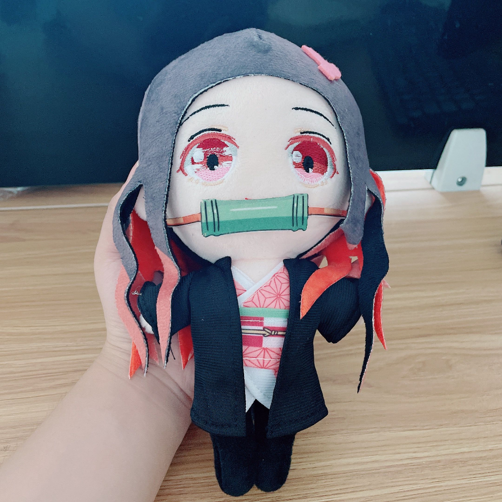 Búp Bê Nhồi Bông Hình Nhân Vật anime demon slayer akaza Ruiiguro tanjirou kamado nezuko Agatsu 21cm