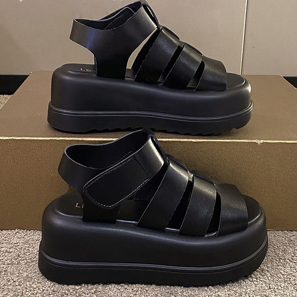 HHH  Dép sandal nữ Hở Ngón Đế Dày Có Quai Cài 2023NEW Mùa hè Kiểu Dáng Thời Trang B98G1PZ 35Z230829