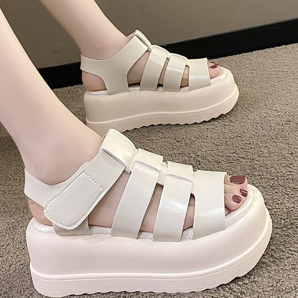 HHH  Dép sandal nữ Hở Ngón Đế Dày Có Quai Cài 2023NEW Mùa hè Kiểu Dáng Thời Trang B98G1PZ 35Z230829