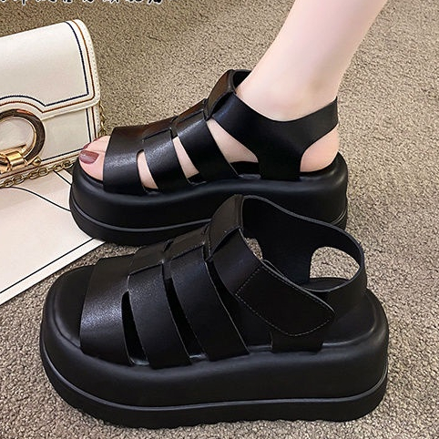 HHH  Dép sandal nữ Hở Ngón Đế Dày Có Quai Cài 2023NEW Mùa hè Kiểu Dáng Thời Trang B98G1PZ 35Z230829