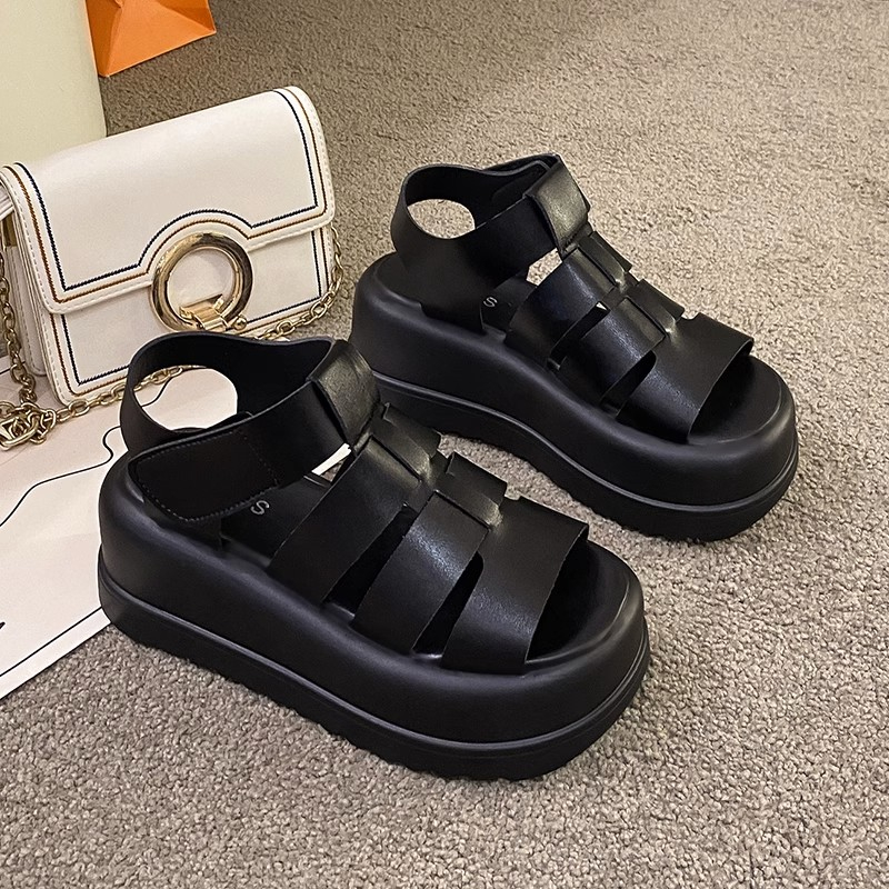 HHH  Dép sandal nữ Hở Ngón Đế Dày Có Quai Cài 2023NEW Mùa hè Kiểu Dáng Thời Trang B98G1PZ 35Z230829