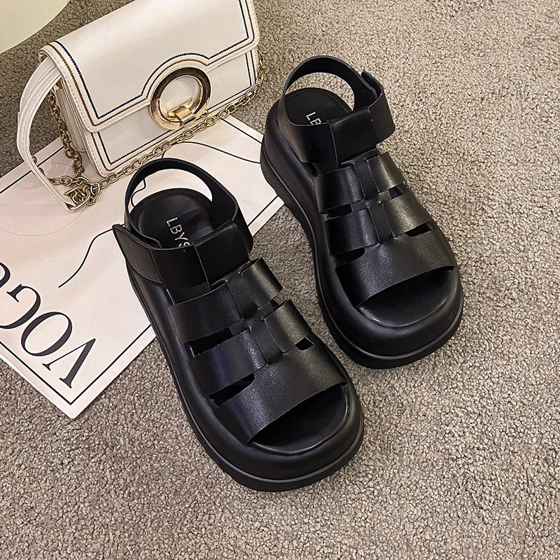 HHH  Dép sandal nữ Hở Ngón Đế Dày Có Quai Cài 2023NEW Mùa hè Kiểu Dáng Thời Trang B98G1PZ 35Z230829