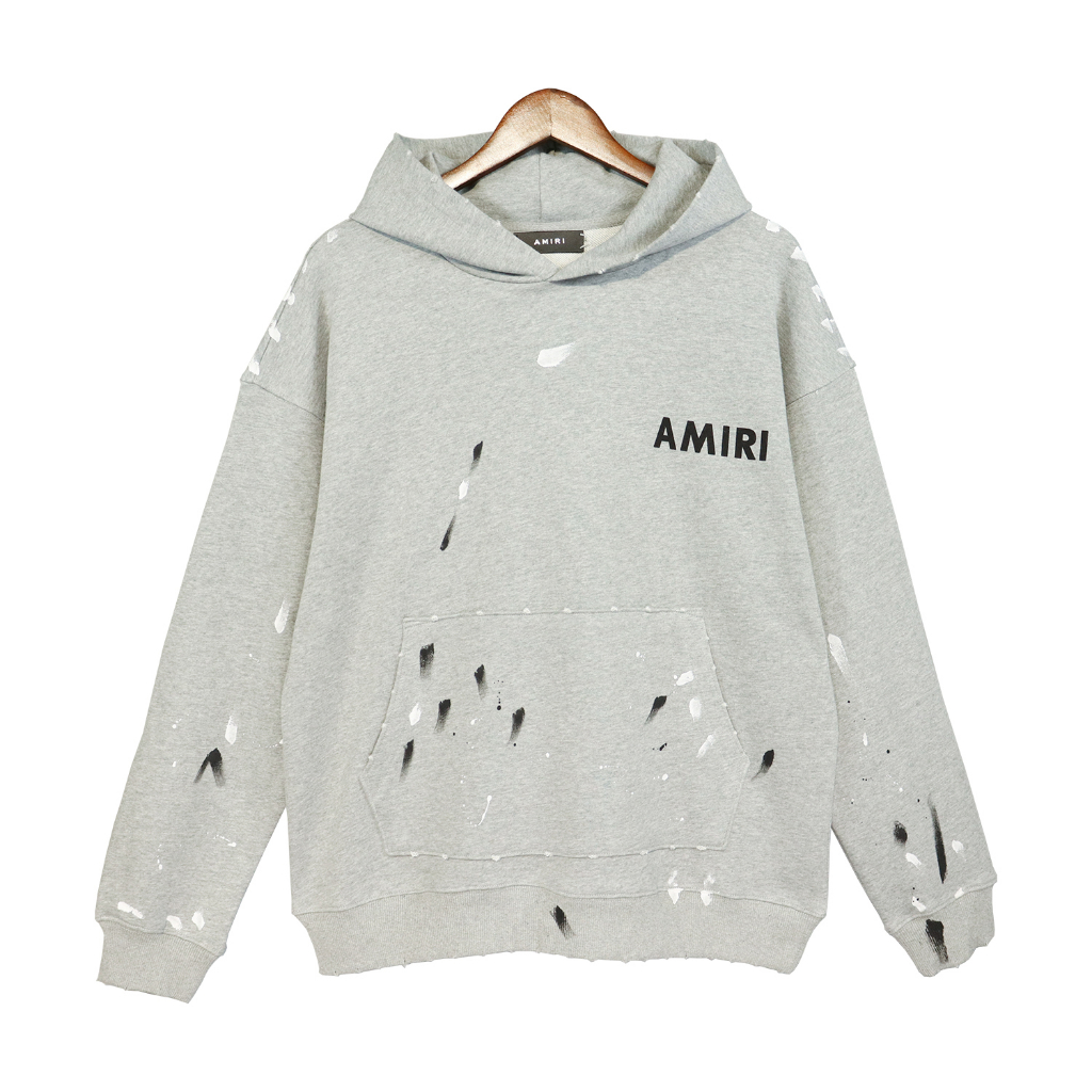 Áo hoodie unisex cotton In Phong Cách amiri