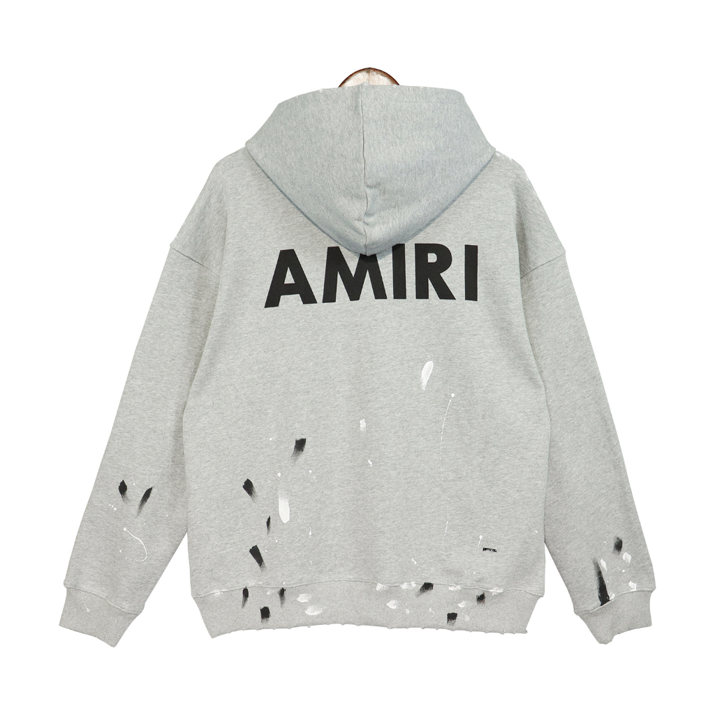 Áo hoodie unisex cotton In Phong Cách amiri
