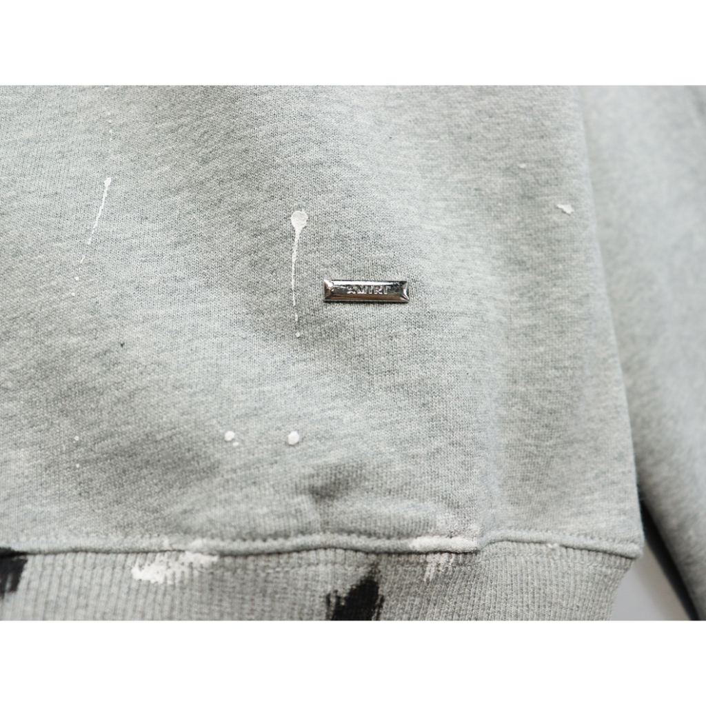 Áo hoodie unisex cotton In Phong Cách amiri