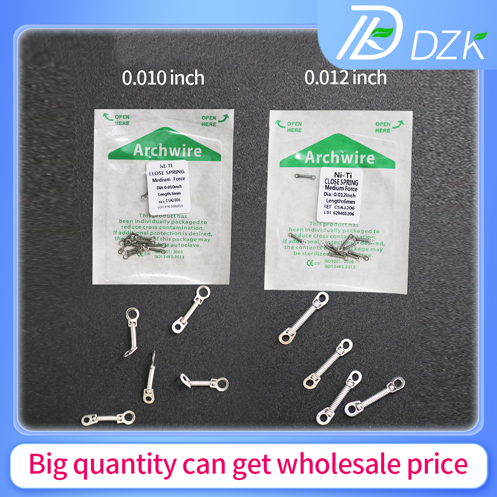 Bộ 10 Lò Xo Chỉnh Nha Chuyên Dụng 6mm 9mm 12mm 10Pcs/Pack Dental Orthodontic Niti Close Spring