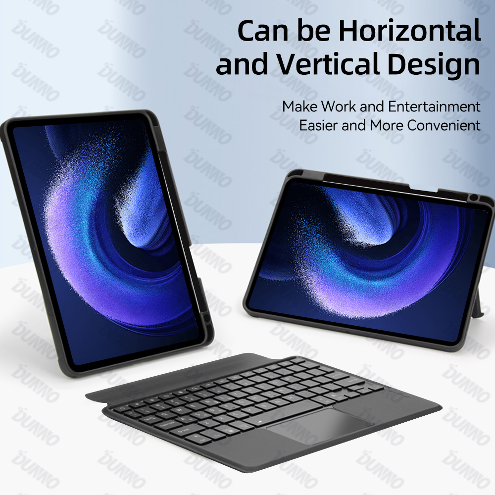 Bao Da Máy Tính Bảng Kèm Bàn Phím Không Dây Nam Châm Siêu Mỏng Cho xiaomi mipad 5 / 6 xiaomi pad pro 6 / 5 11in