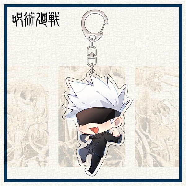 Móc Chìa Khóa Bằng acrylic Hình jujutsu kaisen gojo satoru geto suguru ryomen sukuna Dễ Thương