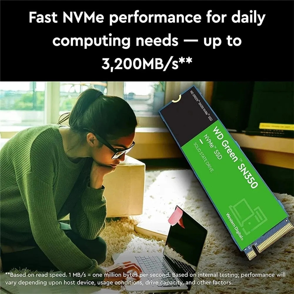 Phụ Kiện Kỹ Thuật Số wd sn350 m2 nvme ssd Pci-E 3.0 m.2 2280 480gb 960gb 240gb 1tb Cho Máy Tính