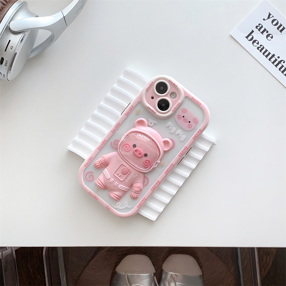 Ốp Lưng Heo Con Đáng Yêu Nhiều Mẫu Mã Cho Điện Thoại iphone 15 11 12 13 14 pro max apple 15