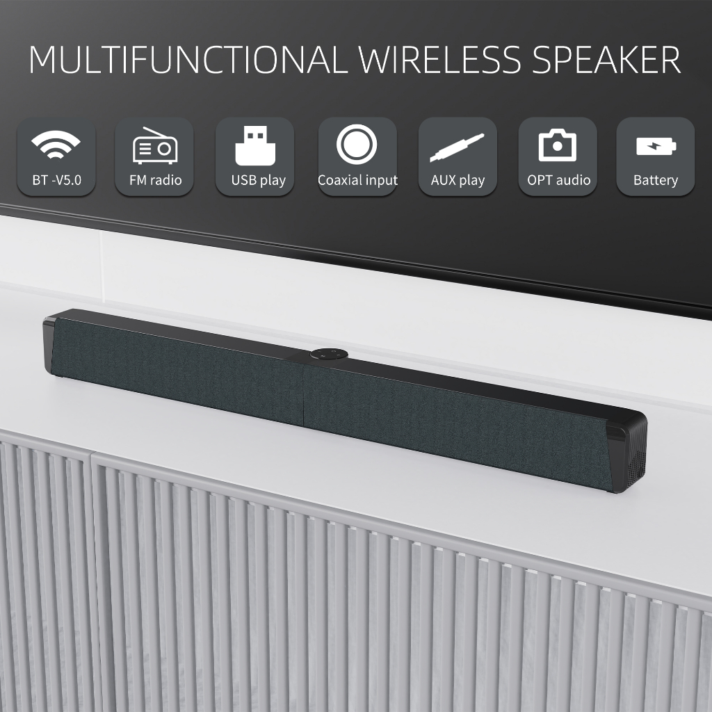 Loa bluetooth 5.0 hifi Không Dây 40w Có Thể Gấp Gọn Cho pc smart tv