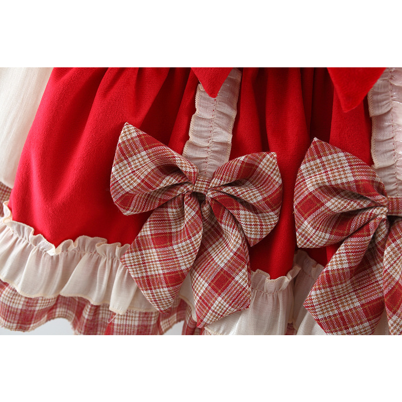 Đầm Công Chúa lolita Tay Dài Dễ Thương Thời Trang 2023 Cho Bé Gái