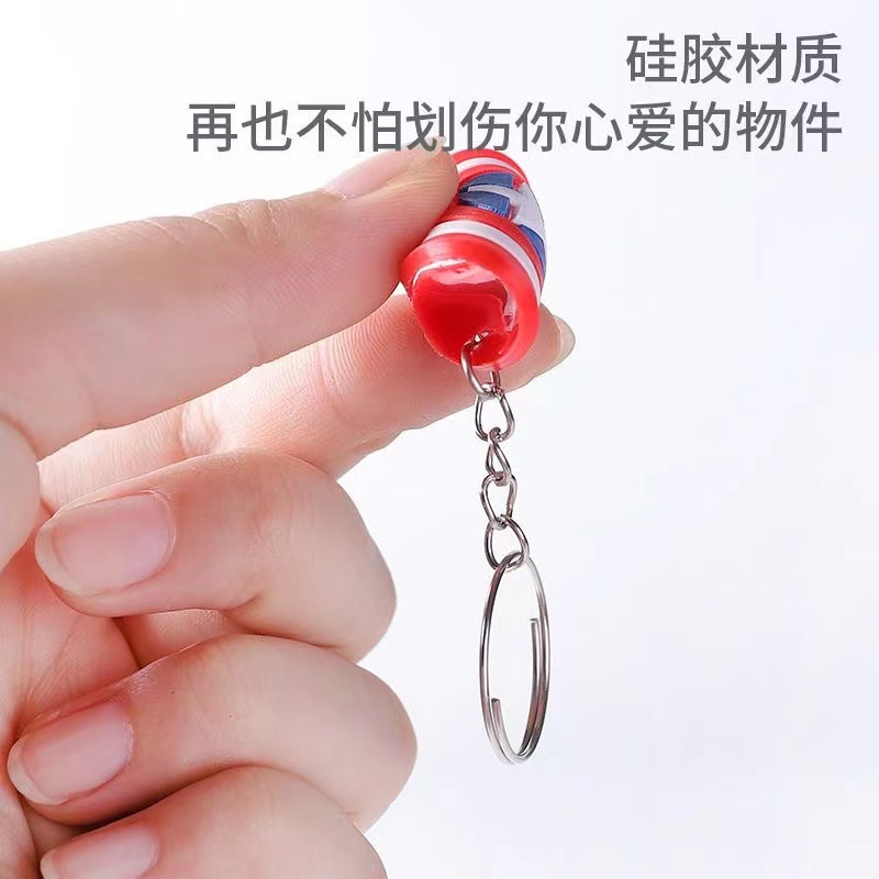 💫Mua 10 tặng 2💫Móc Khóa Cao Su PVC Mềm Họa Tiết Hoạt Hình Hàn Quốc Sáng Tạo