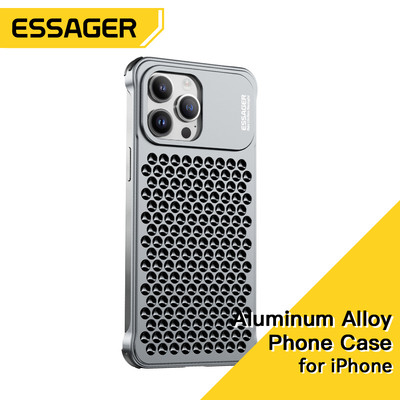 Essager Ốp Điện Thoại Hợp Kim Nhôm Làm Mát Cho ip13-14