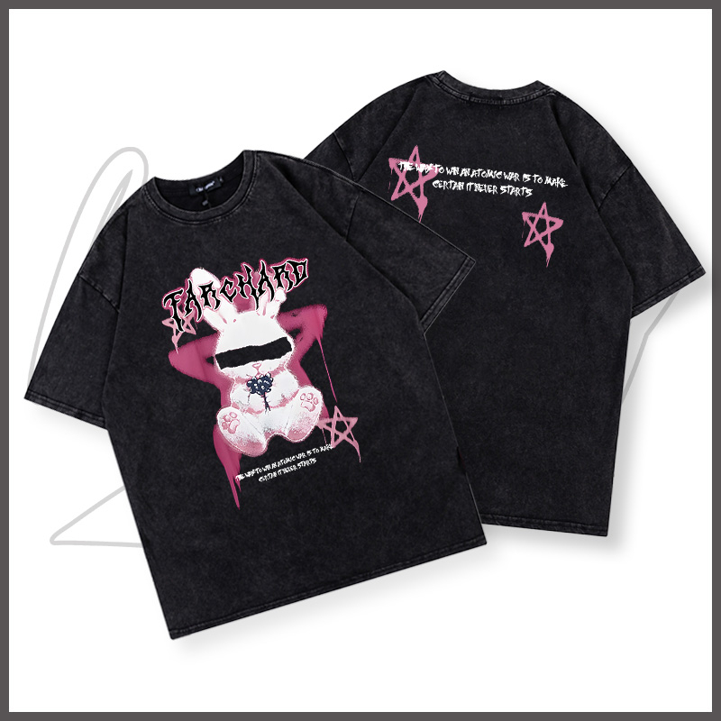 Áo thun nam Y0422 BEEYANBUY 100% cotton thương hiệu nội địa tay lỡ đường phố unisex