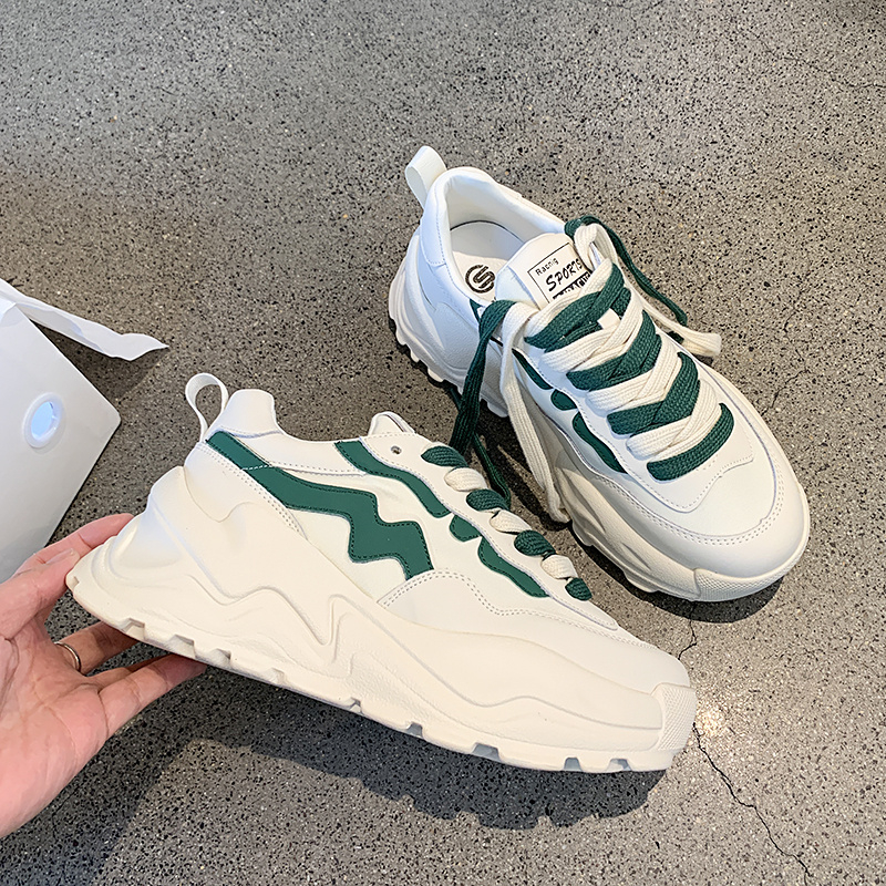 Giày Thể Thao Đế Dày Thoáng Khí Phong Cách Hàn Quốc Thời Trang Cho Nữ, giày thể thao nữ