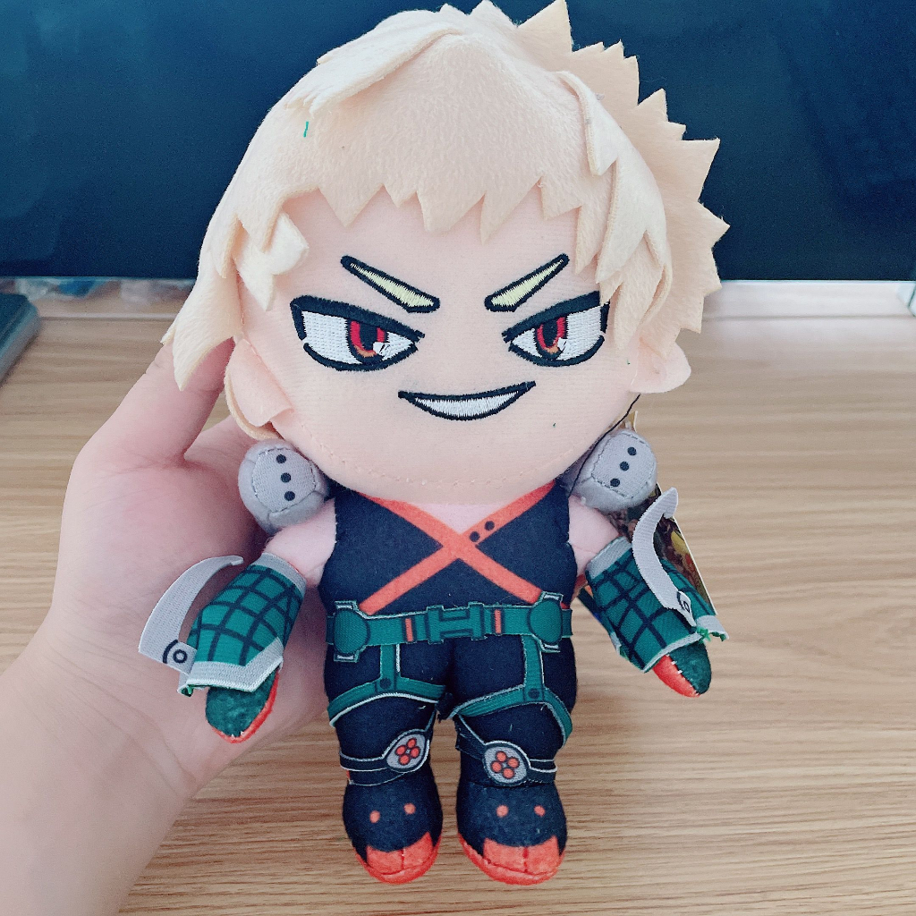 Búp Bê Nhồi Bông Hình Nhân Vật anime my hero Academy izuku Baku katsuki todoroki shoto 27-22 - 20-15cm