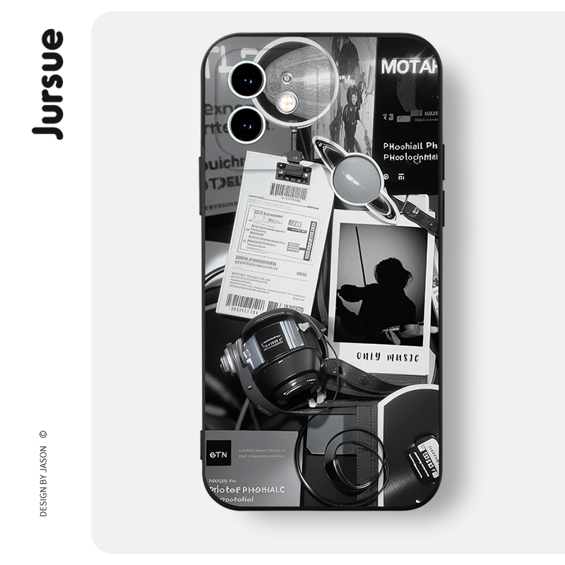 Ốp lưng JURSUE dễ thương đẹp thời trang độc lạ Cho iPhone Case 15 14 13 12 11 Pro Max SE 2020 X XR XS 8 7 ip 6S 6 Plus XYH2125