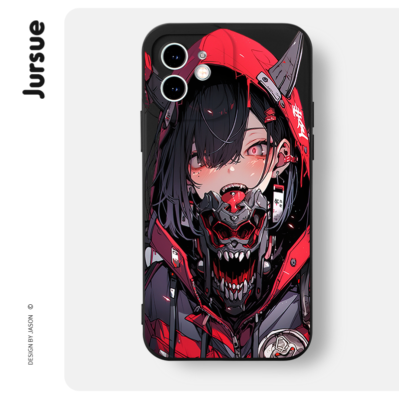 Ốp lưng JURSUE hoạt hình dễ thương đẹp ngầu Cho iPhone Case 15 14 13 12 11 Pro Max SE 2020 X XR XS 8 7 ip 6S 6 Plus XYH2124