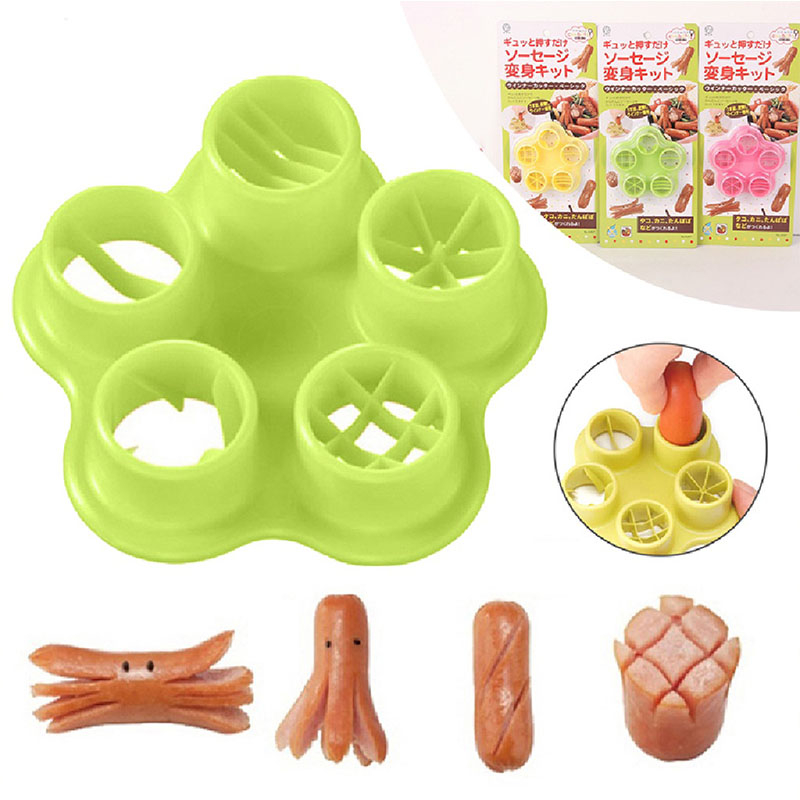 Khuôn Làm Xúc Xích 5 Trong 1 Tiện Lợi