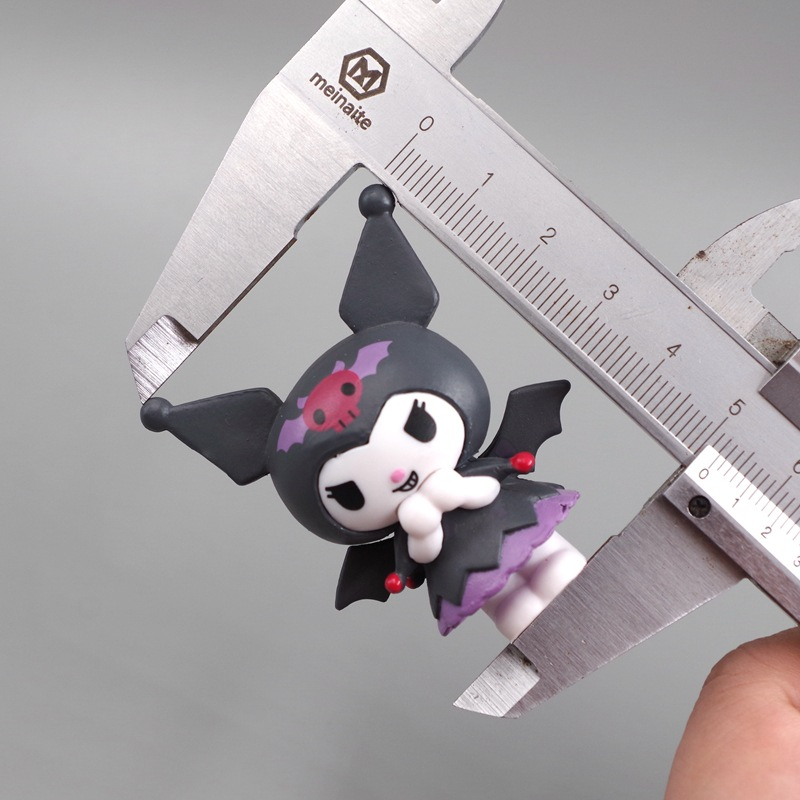 SANRIO Set 3 Mô Hình Nhân Vật Phim Hoạt Hình kuromi my melody pochacco 4-5cm