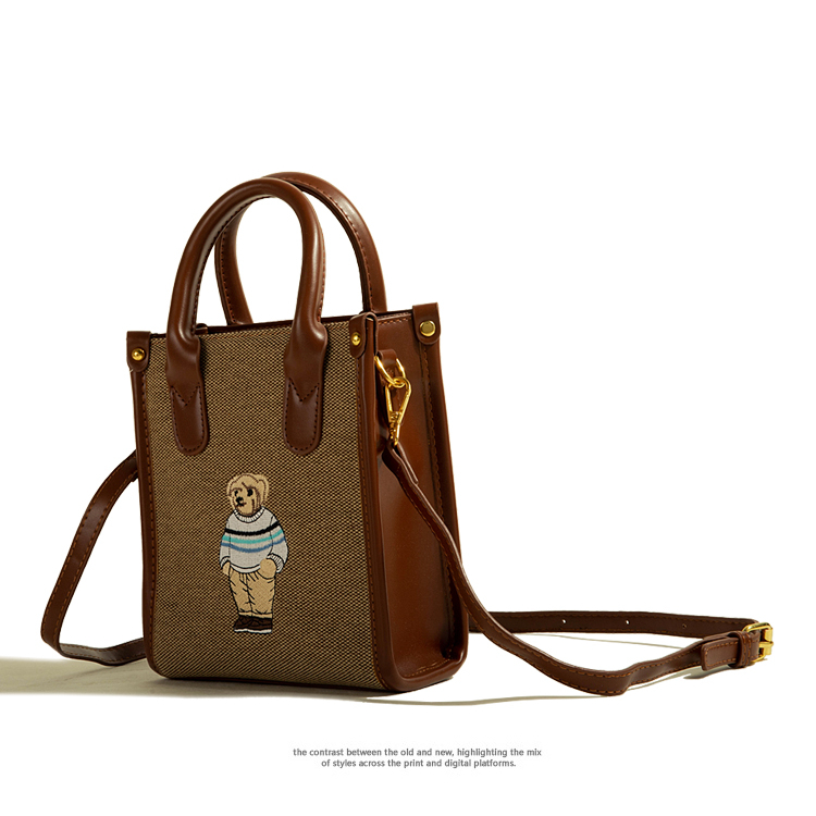 Muzikai Túi Xách Đeo Vai Đựng Điện Thoại Phong Cách retro 2023