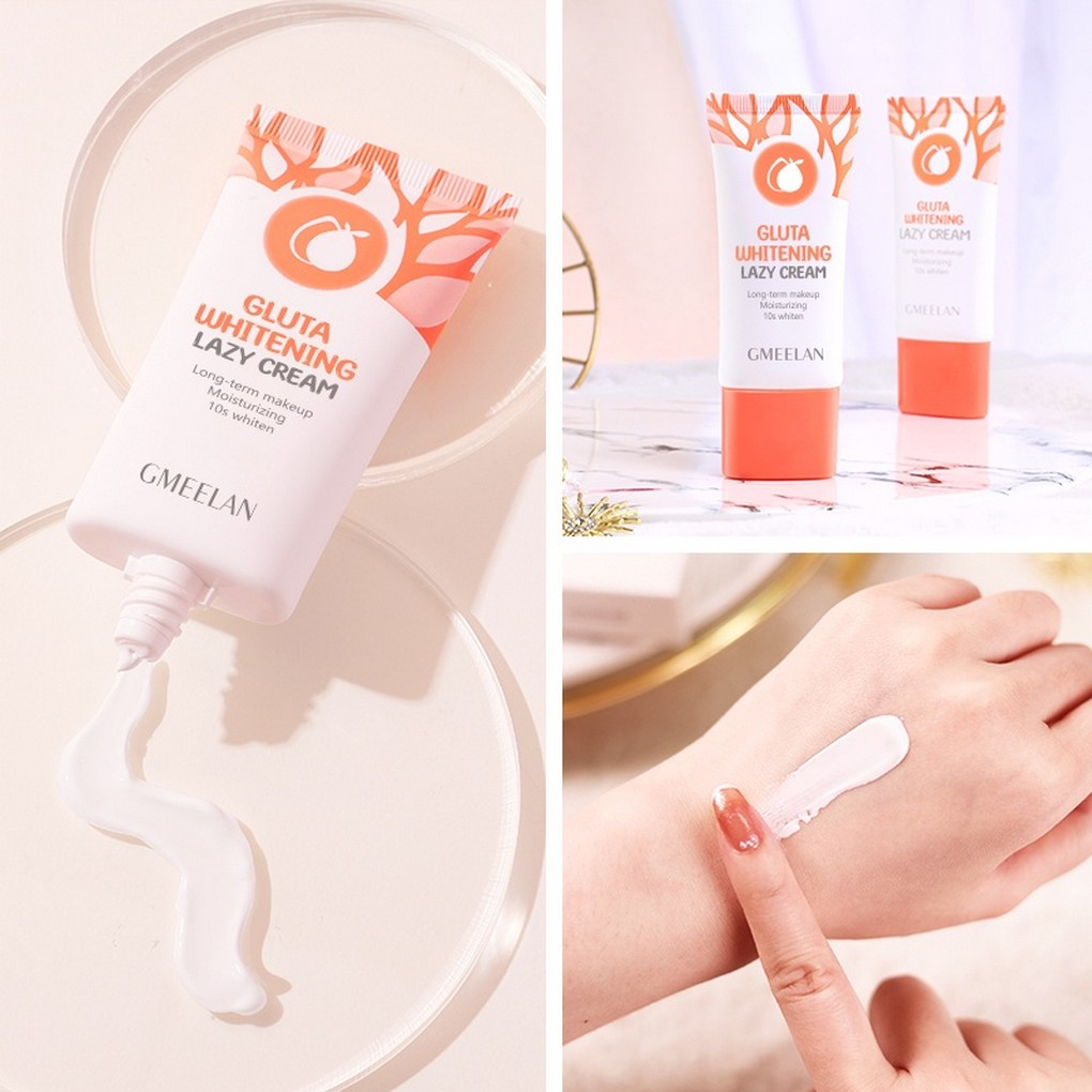 Làm trắng da Cân bằng màu da GMEELAN Gluta Whitening Lazy Cream  SPA20 Kem Làm sáng da 30g