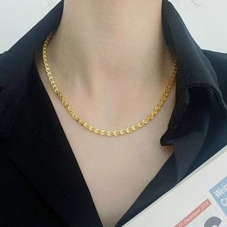  Ht Dây Chuyền Bằng Thép Titan Không Gỉ Mạ Vàng 18k Hình Đuôi Phượng Hoàng Phong Cách retro Thời Trang Cho Nữ 