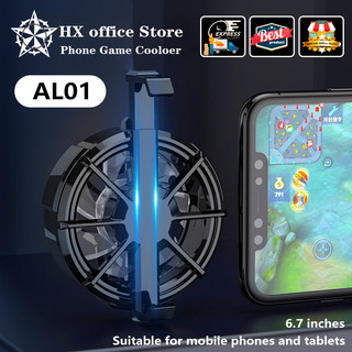 Hx Quạt Tản Nhiệt al01 Có Đèn Nhiều Màu Gắn Điện Thoại / Máy Tính Bảng Chơi game