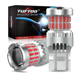  Set 2 Đèn led Phanh Đôi t20 7443 7440 w21 / 5w Cho Xe Hơi