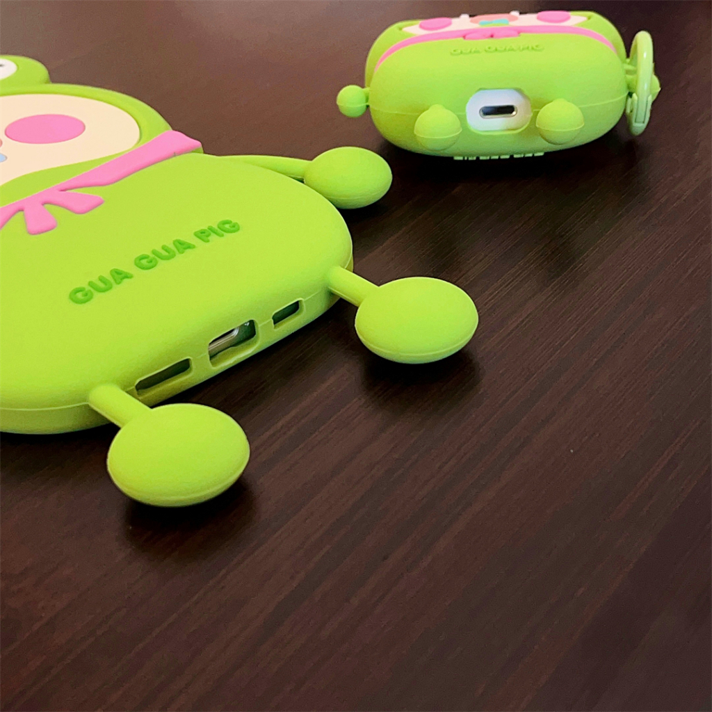 Silicone Ốp Điện Thoại Silicon Hình Ếch / Heo Cho iphone 14promax 13 iphone11 12 promax