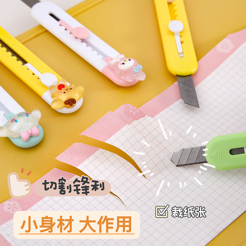 Dễ Thương Dao Giấy mini Hình Hoạt Hình Xinh Xắn Tiện Dụng