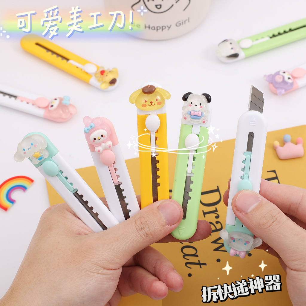 Dễ Thương Dao Giấy mini Hình Hoạt Hình Xinh Xắn Tiện Dụng