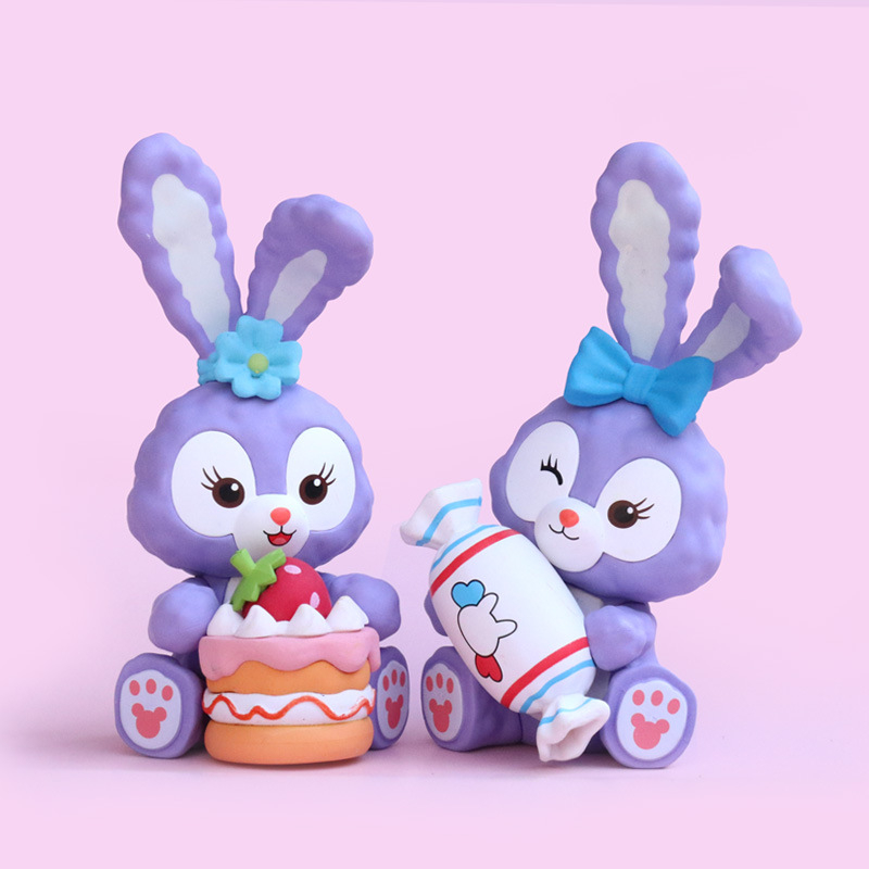 Set 6 Mô Hình Nhân Vật Hoạt Hình disney Xinh Xắn 9-11cm
