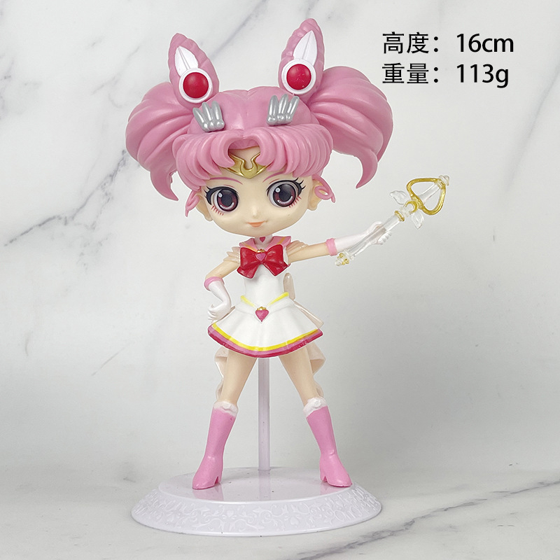1 Mô Hình Thủy Thủ Mặt Trăng 12-16cm Mô Hình Búp Bê Hoạt Hình Bằng pvc Dễ Thương