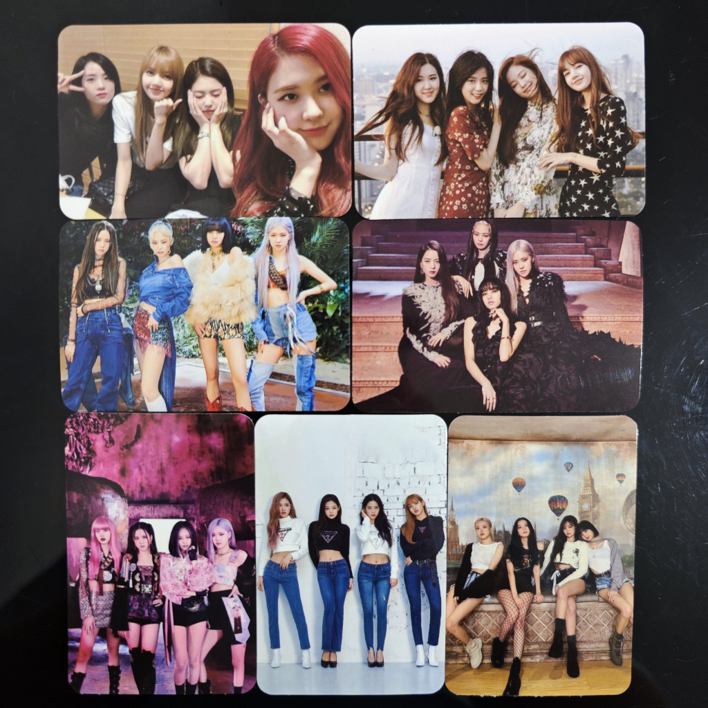 Set 50 Túi Đựng Bút In Hình Nhóm Nhạc blackpink jennie jisoo lisa rose lomo Cho Mũ Bảo Hiểm