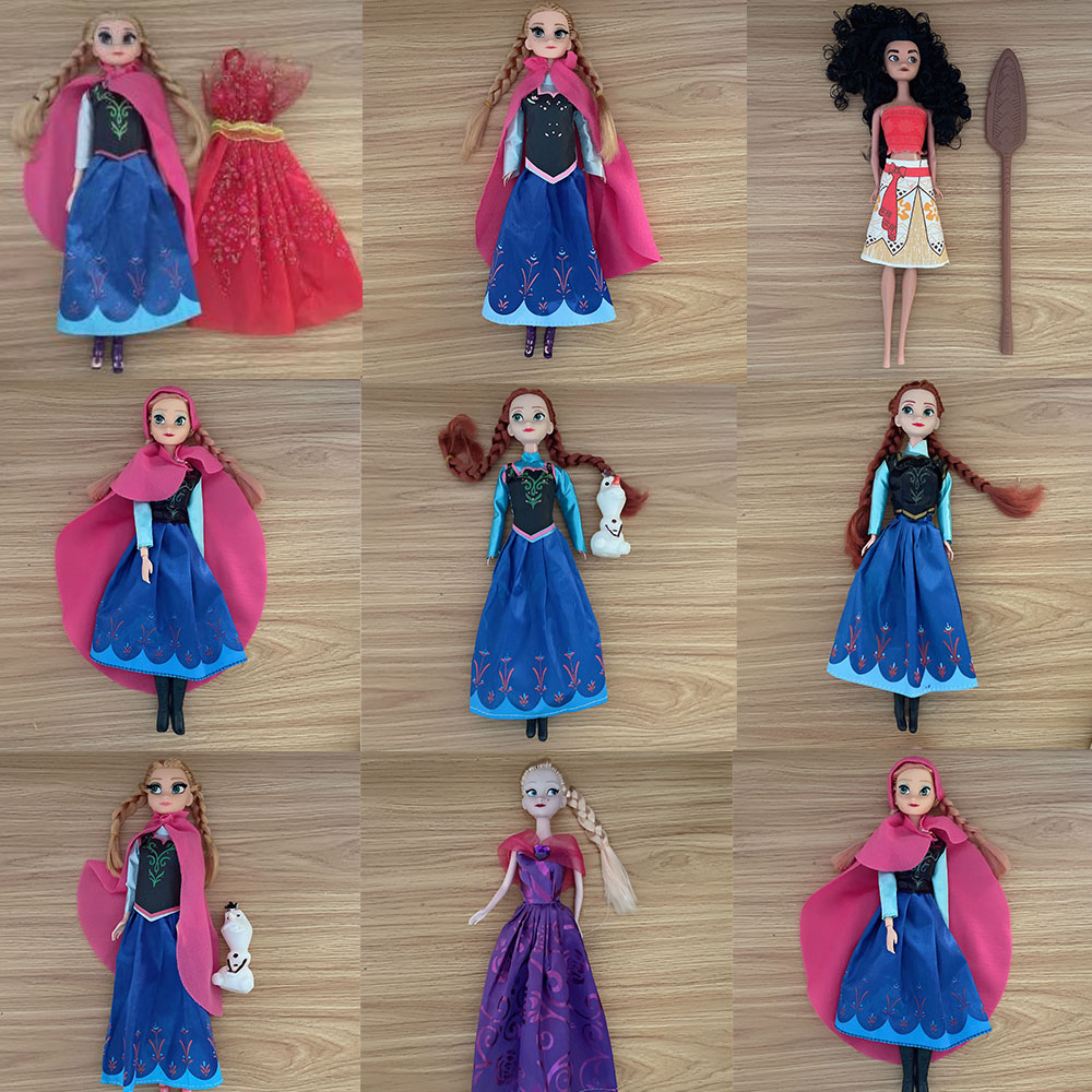 DISNEY Búp Bê Công Chúa elsa anna Trong Phim frozen 30cm Trang Trí Bánh Kem